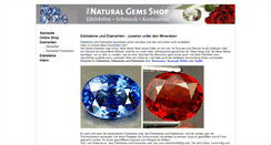 Desktop Screenshot of naturalgems.ch