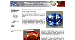 Desktop Screenshot of naturalgems.de